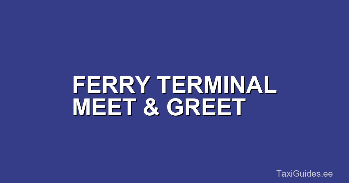 Tallinna lennujaama ja sadama transfeer erajuhiga