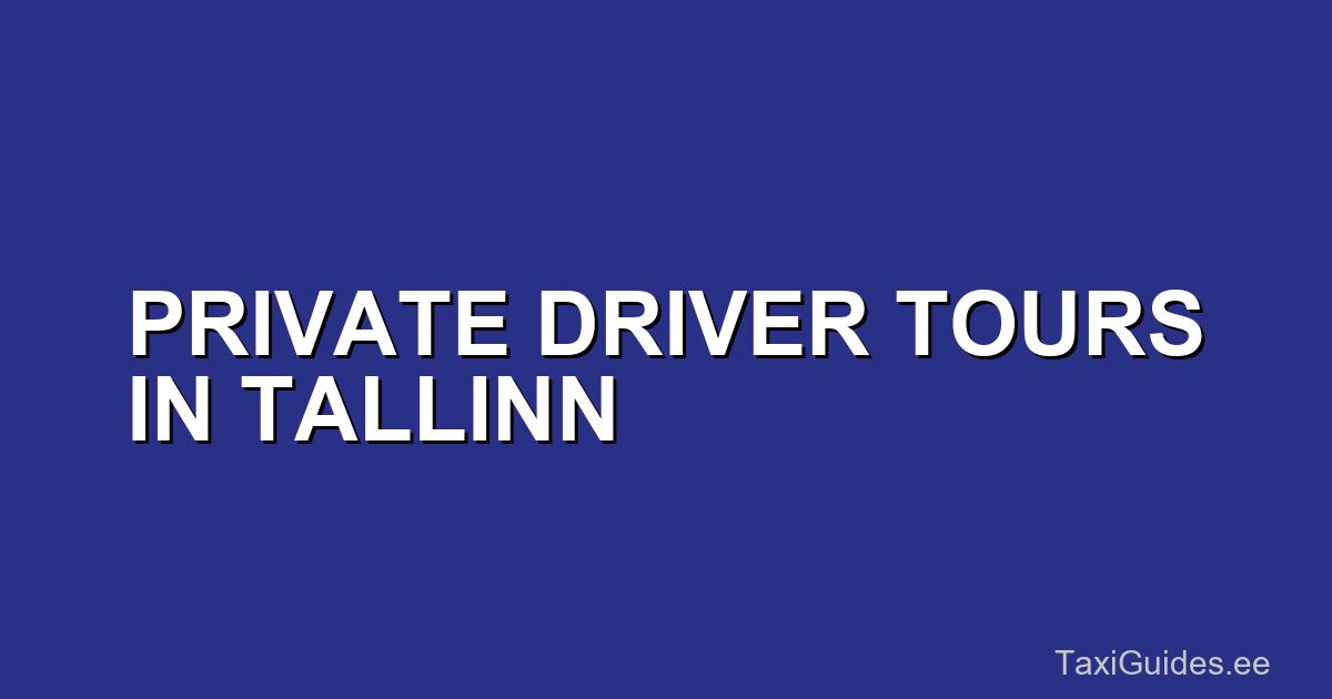 Tallinna linnaekskursioon erajuhiga: 3-tunnine marsruut